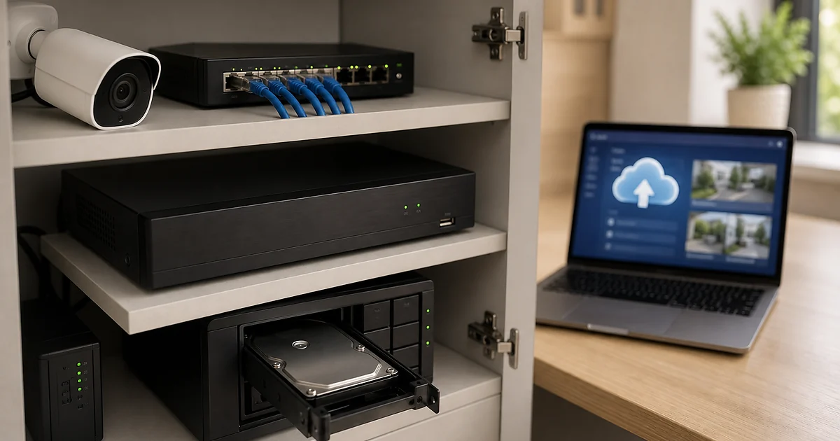 NVR proti cloudu: kde uchovávat záznamy kamer, nvr nebo cloudový záznam